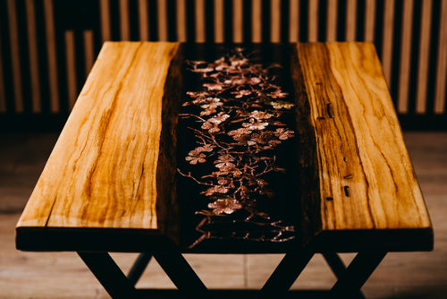 Stolik kawowy kwiaty